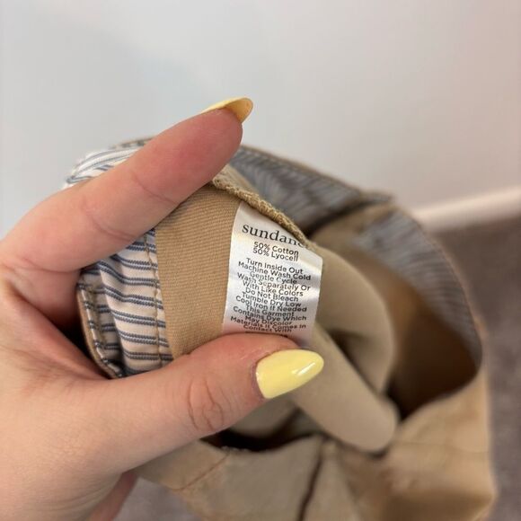 Sundance Shadow Garden Pants NEW with tags Size 14 Nougat - Picture 13 of 15